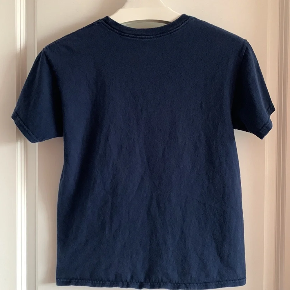 Disney Walt Disney World T-shirt Blue Medium Mickey Donald Goofy Pluto Vacation